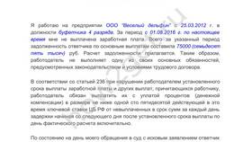 Как взыскать задолженность по заработной плате в FiNN FLARE