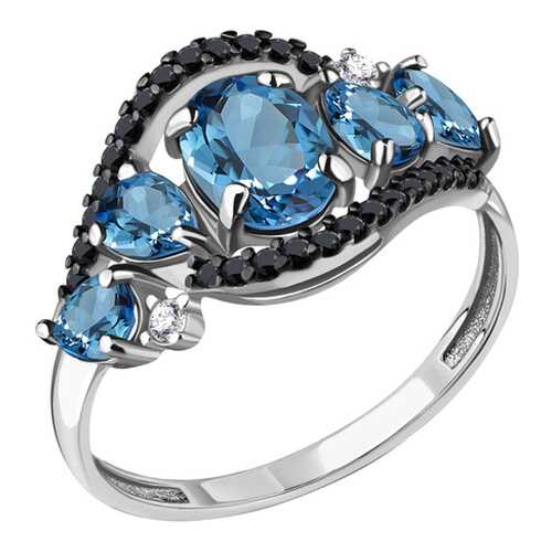 Кольцо женское Aquamarine 6574505Ч.5 р.16.5 в FiNN FLARE