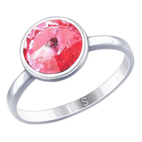 Кольцо женское SOKOLOV из серебра с кристаллом Swarovski 94012601 р.19 в FiNN FLARE