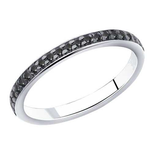 Серебряное кольцо женское с фианитами SOKOLOV 94010700 р.14.5 в FiNN FLARE