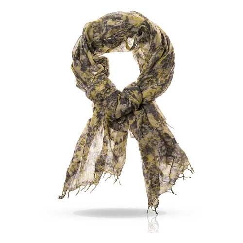 Палантин женский Michel Katana W-VINTAGE.FLORAL/BLACK зеленый в FiNN FLARE