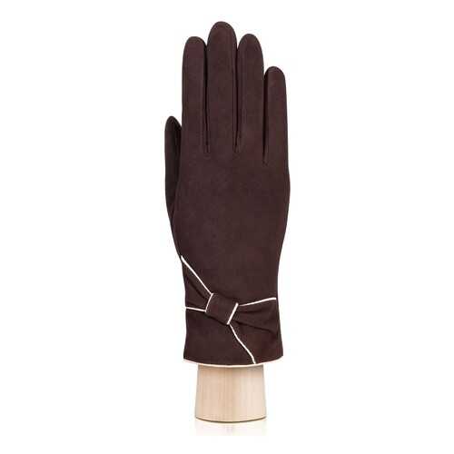 Перчатки женские Labbra LB-0301 коричневые 7.5 в FiNN FLARE