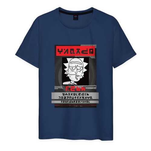 Футболка мужская ВсеМайки 1858369 синяя XL в FiNN FLARE