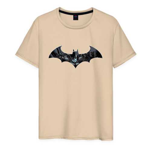 Футболка мужская ВсеМайки Batman бежевая 4XL в FiNN FLARE
