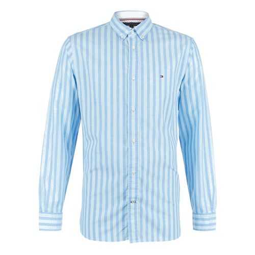 Рубашка мужская Tommy Hilfiger MW0MW12765 синяя S в FiNN FLARE