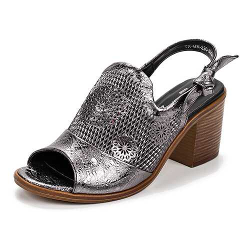 Босоножки женские Pierre Cardin 01806C30 серебристые 38 RU в FiNN FLARE