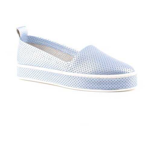 Слипоны женские Shoes Market 996-5006-59 синие 37 RU в FiNN FLARE
