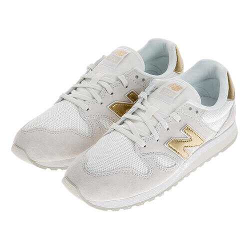 Женские кроссовки New Balance WL520GDA/B белые/серые/золотистые 36.5 в FiNN FLARE