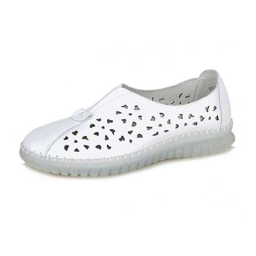 Мокасины женские Alessio Nesca Comfort HTY20SS-14 белые 40 RU в FiNN FLARE