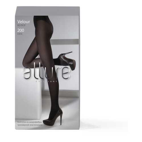 Колготки женские ALLURE ALL VELOUR 200 черные 4 в FiNN FLARE
