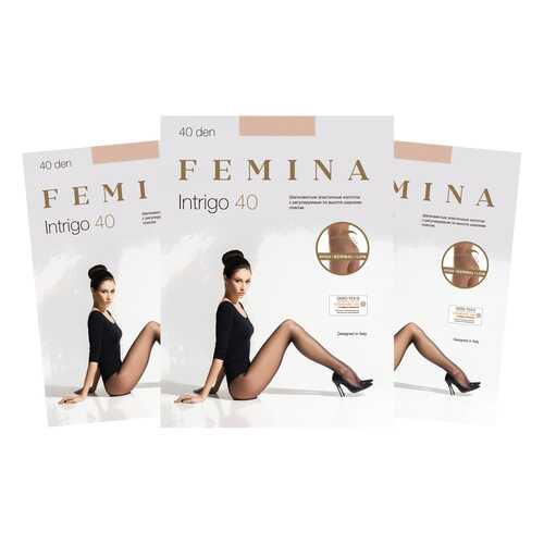 Колготки женские FM Intrigo 40 den scala 4/L (набор 3 шт) в FiNN FLARE