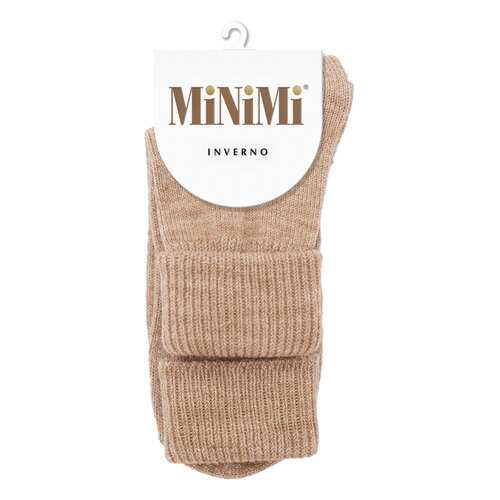 Носки женские MiNiMi MINI INVERNO 3301 бежевые one size в FiNN FLARE