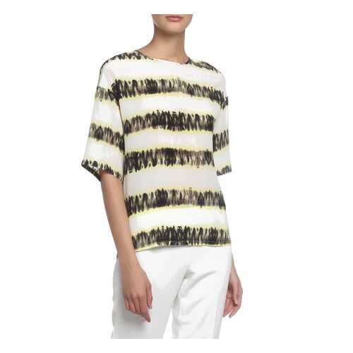Блуза женская MSGM 144183 белая 42 IT в FiNN FLARE