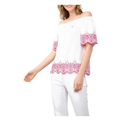 Блуза женская U.S. POLO Assn. G082SZ0040MIMOSA белая 40 в FiNN FLARE