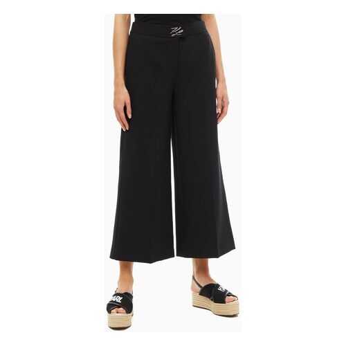 Брюки женские Karl Lagerfeld 96KW1006_999 черные 40 FR в FiNN FLARE