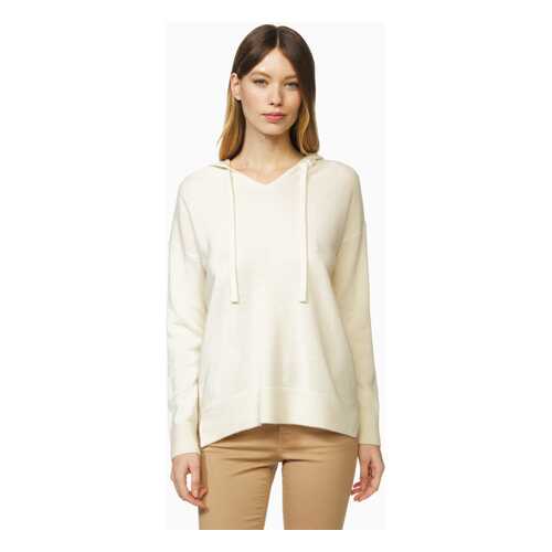 Джемпер из кашемира с капюшоном Женщины Benetton 20A_1033D2492_600 Белый XS в FiNN FLARE