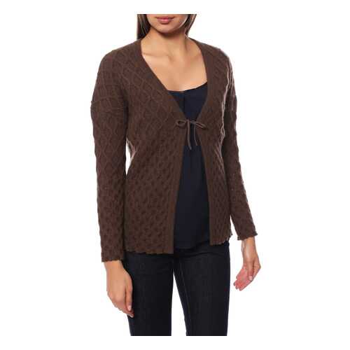 Кардиган женский Mir cashmere YWE16-029 коричневый M в FiNN FLARE