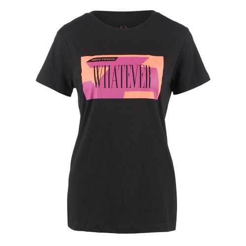 Футболка женская Armani Exchange 3HYTEM YJ16Z 1200 черная XS в FiNN FLARE