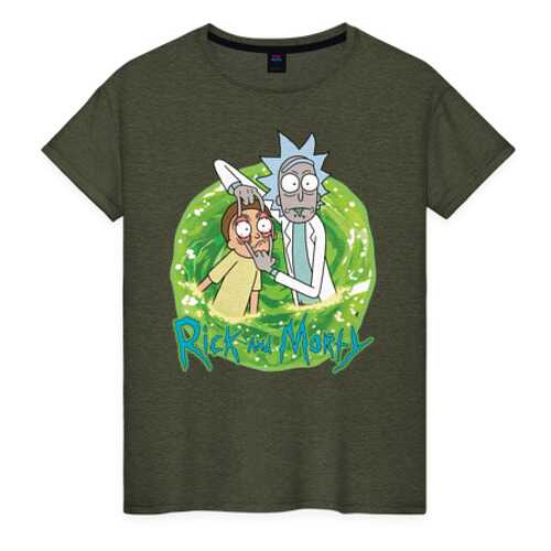 Футболка женская ВсеМайки 1853039 хаки XXXL в FiNN FLARE