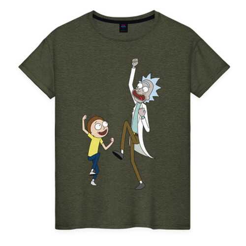 Футболка женская ВсеМайки 2604943 хаки XL в FiNN FLARE