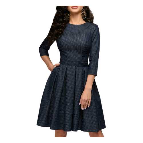 Платье женское D&M by 1001DRESS DM01369DT синее L в FiNN FLARE