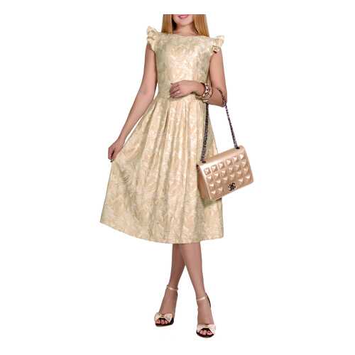 Платье женское Patricia B. NY1145-6 бежевое 48 IT в FiNN FLARE